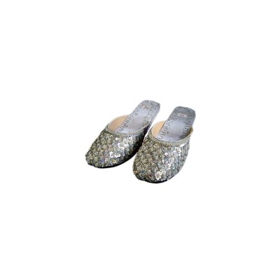Orient Slip-On shoes with sequins in light gray
