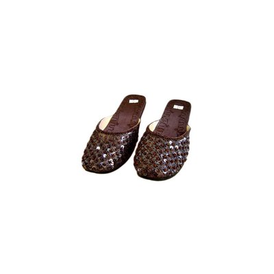 Orient Slip-On shoes with sequins in Dark Brown