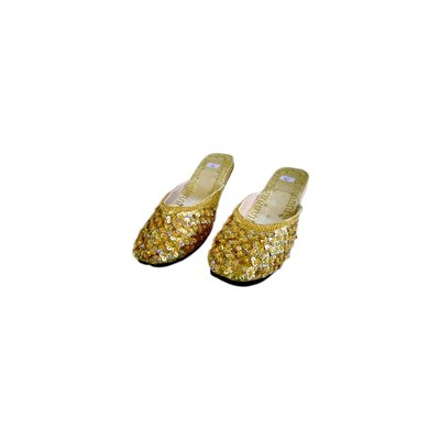 Orient Slip-On shoes with sequins in Golden Yellow
