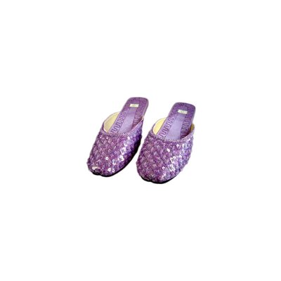 Orient Slip-On shoes with sequins in Light Violet