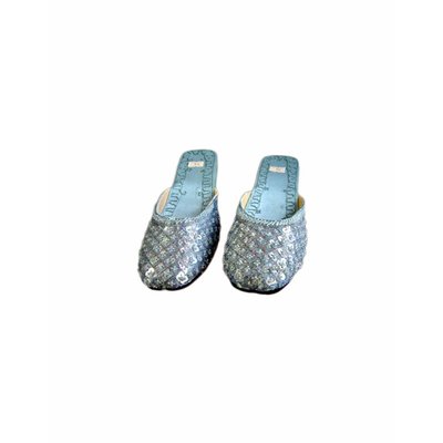Orient Slip-On shoes with sequins in Blue Gray