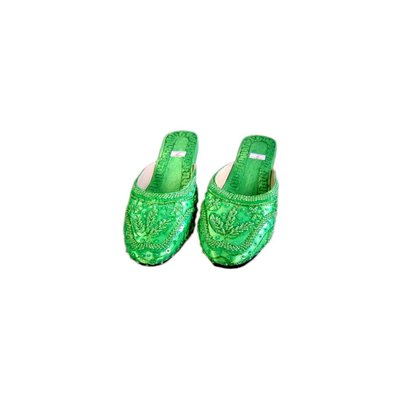 Orient Slip-On shoes with sequins in Green