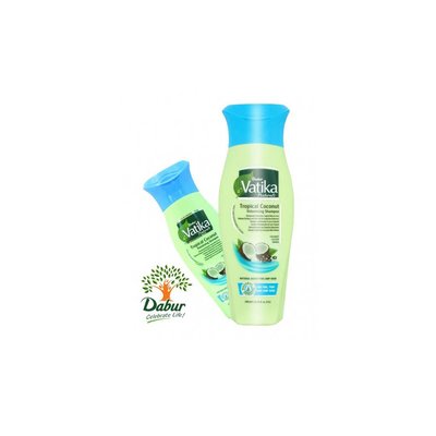 Vatika Dabur Naturals KokosnussShampoo - Tropical Coconut für mehr Volumen (200ml)
