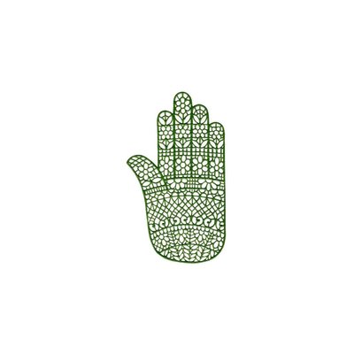 Self-adhesive Henna Stencil - Hand