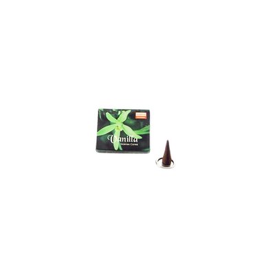 Darshan Incense cones vanilla scent with holder (10 piece)