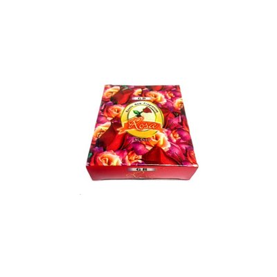 Incense cones Rosebud scent with holder (10 piece)