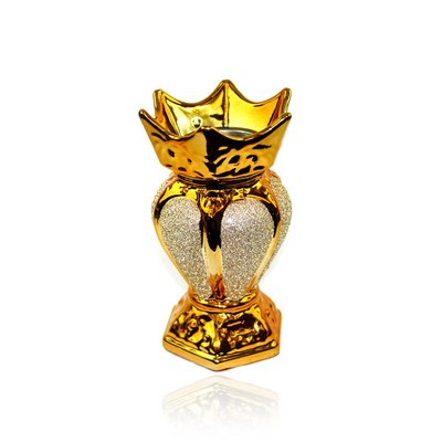 Mubkara - Incense Burner ceramics for Bakhour incense burning Orient Gold