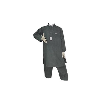 Children salwar kameez in gray for boys