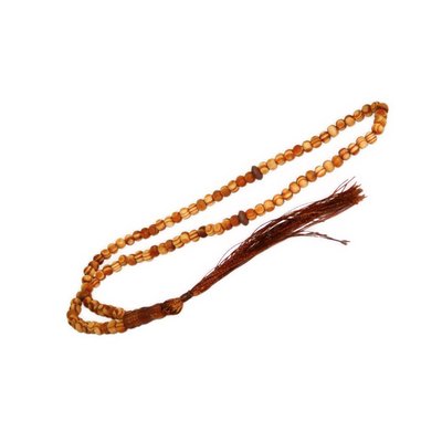 Misbaha Tasbih Prayer Beads - wood marbled 30cm