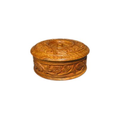 Large wooden box with carvings in Sheesham