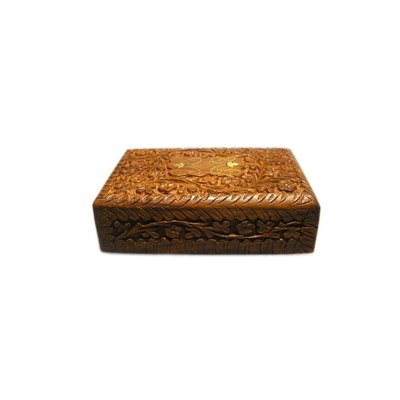 Big box with wooden carvings