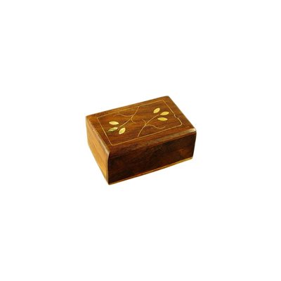 Small box with inlays wood