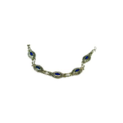 Tribal costumes Bracelet Lapis Lazuli Oval