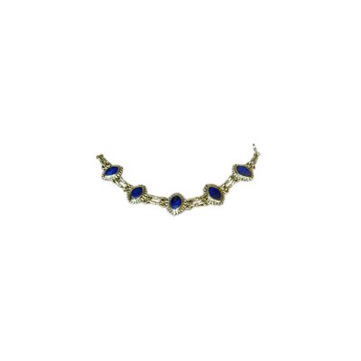 Tribal Trachten Armband Lapislazuli