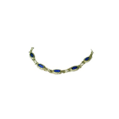 Tribal costumes Bracelet Lapis Lazuli Oval