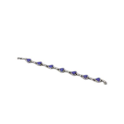 Tribal Trachten Armband Lapislazuli Herz