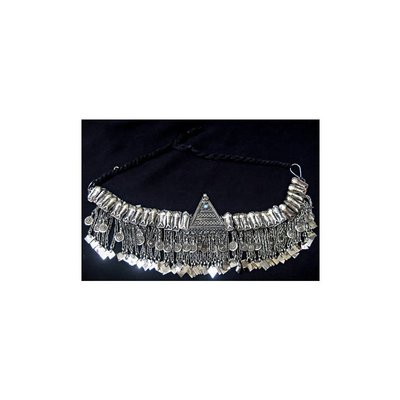 Headdress tribal with fishes and platelets