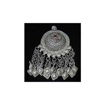 Tribal Pendant - Brüstchenform with chain