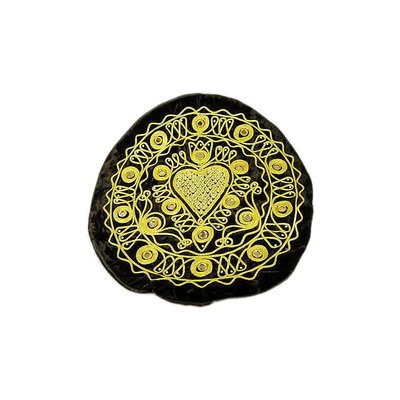 Embroidered Oriental Cushion Cover in Black