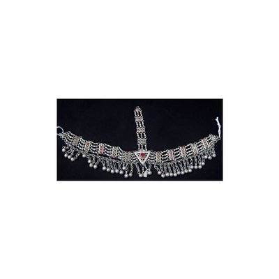 Kopfschmuck Tribal mit bunten Steinen