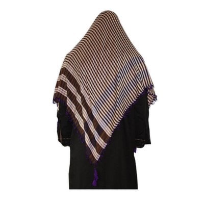 Large Scarf - Shimagh Shemagh in Purple 120x115cm