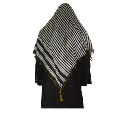 Large Scarf - Shimagh Shemagh in Yellow 120x115cm