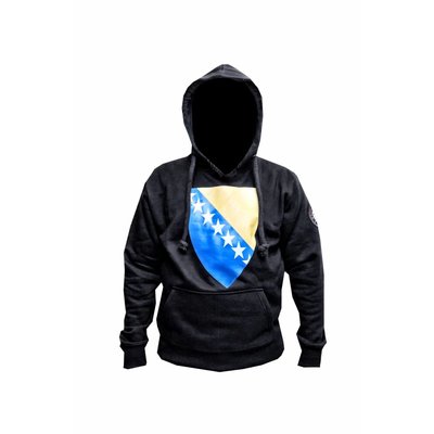 313 Badr Kapuzen Sweatshirt Hoodie Bosnien Flagge