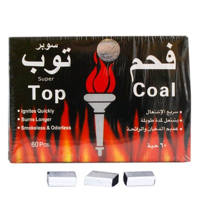 Charcoal Quick igniter tablets for smoking 60 pc. (400g) Super Top