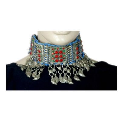 Tribal choker necklace