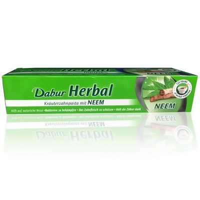Dabur Neem Ayurvedic Toothpaste - Vegan, fluoride-free (100ml)