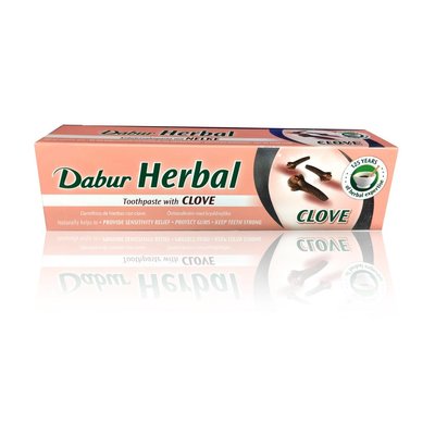 Dabur Ayurvedic Toothpaste with Cloves - Vegan, fluoride-free (100ml)