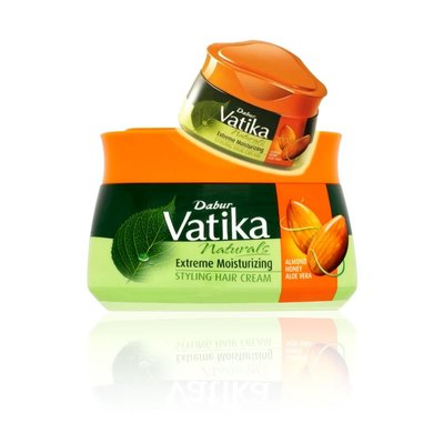 Vatika Vatika Naturals Extreme Moisturizing Styling Hair Cream with almond, honey and aloe vera (140ml)