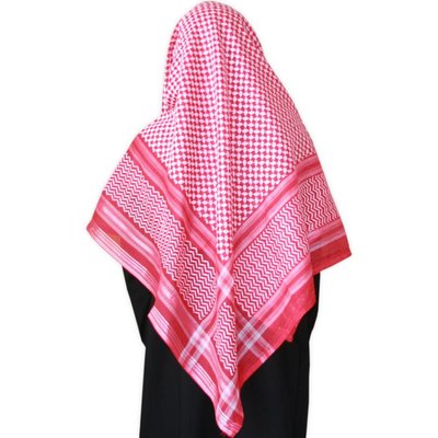 Großes Tuch - Shemagh Rot 134cm x 134cm