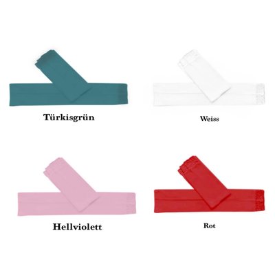 Ärmelstulpe Stulpe mit Spitze - Verschiedene Farben