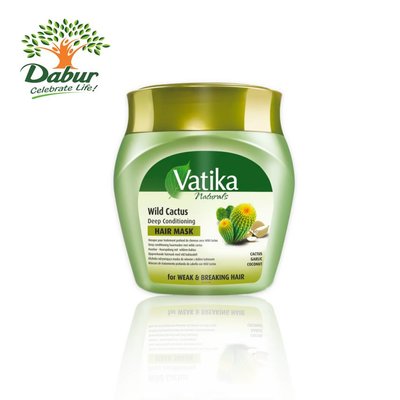 Vatika Dabur Haarkur Wild Cactus mit Kaktus - Nachhaltige Pflege mit Tiefenwirkung 1000g