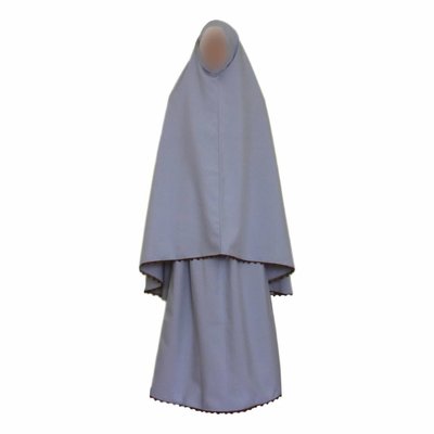 Prayer clothes outfit in grey - Two piece set dress