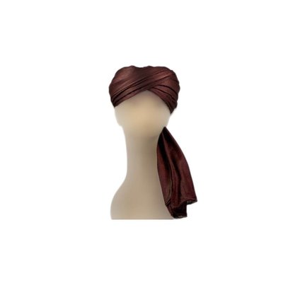 Turban-Tuch Imama in Braun zum Binden