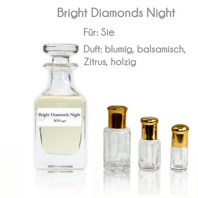 Oriental-Style Perfume oil Bright Diamonds Night - Perfume Free From Alcohol
