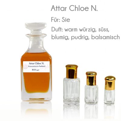 Oriental-Style Parfümöl Attar Chloe N. - Parfüm ohne Alkohol
