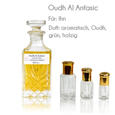 Anfar Perfume oil Oudh Al Anfasic - Perfume free from alcohol