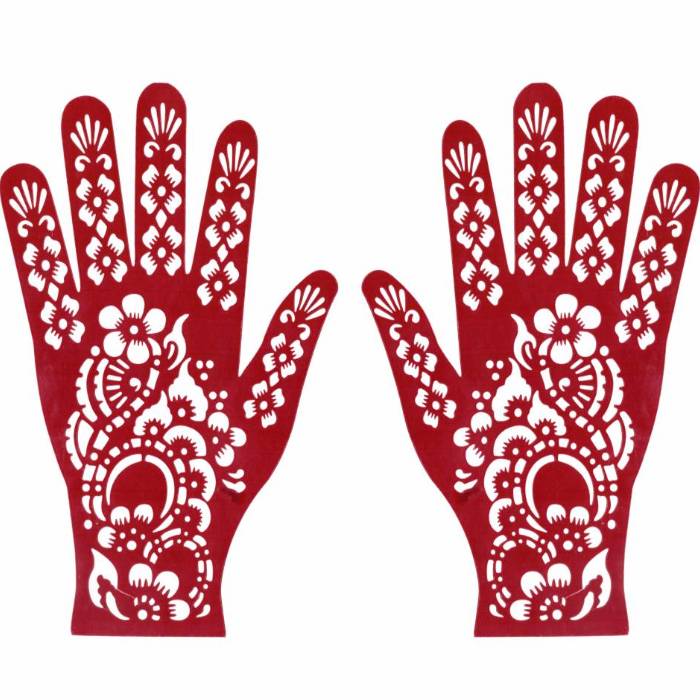 Henna Schablonen für schöne orientalische Tattoos