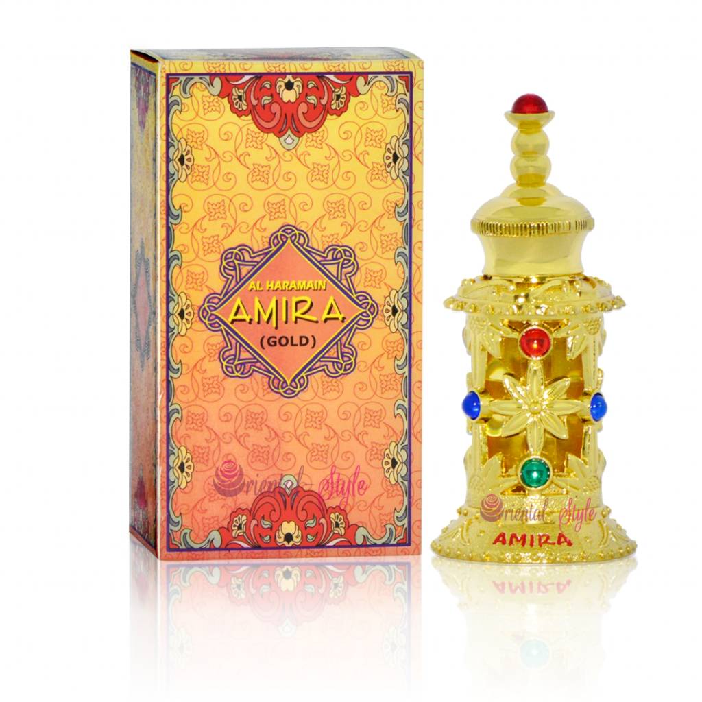 Amira Gold Al Haramain Perfume oil 12ml - Oriental-Style