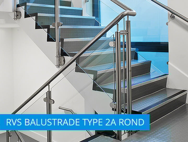 RVS balustrade type2A RVS balustrade type2A