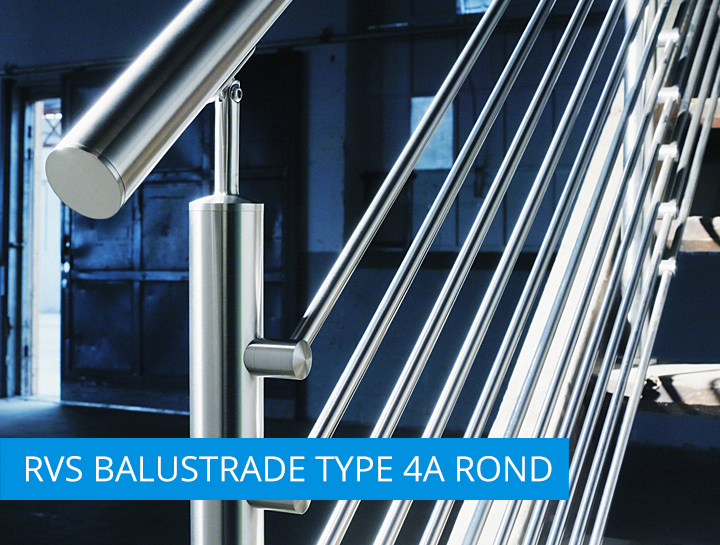 RVS balustrade type4A INOX balustrade type4A