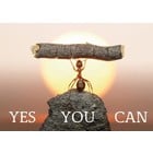 Gelukskaart 'Yes you can'