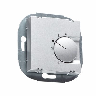 ALRE Raumthermostat FTR 101.000 aluminium glanz für Jung A 500/A Plus/A Creation