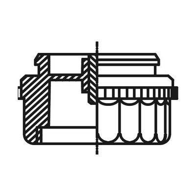 Möhlenhoff Ventiladapter VA19H für Stellantriebe Antrieb 5 und VM