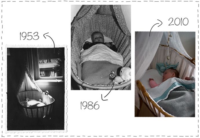 Vintage familiewieg