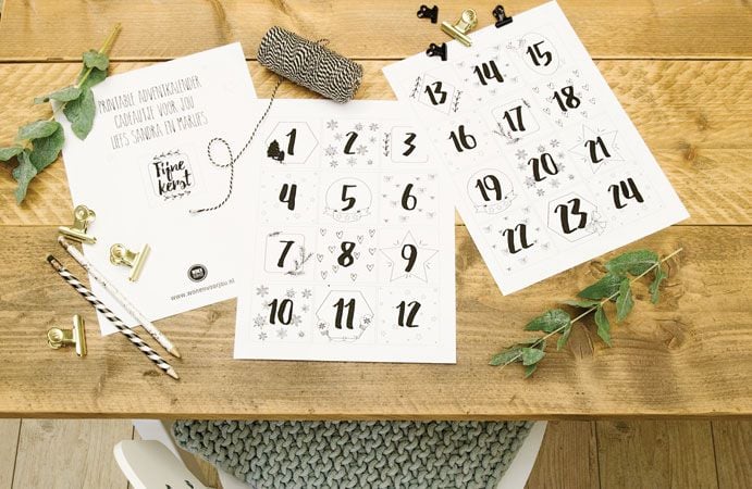 Aftellen met deze free printable
