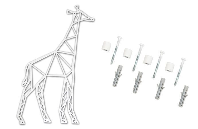 Aan de slag met onze giraffe